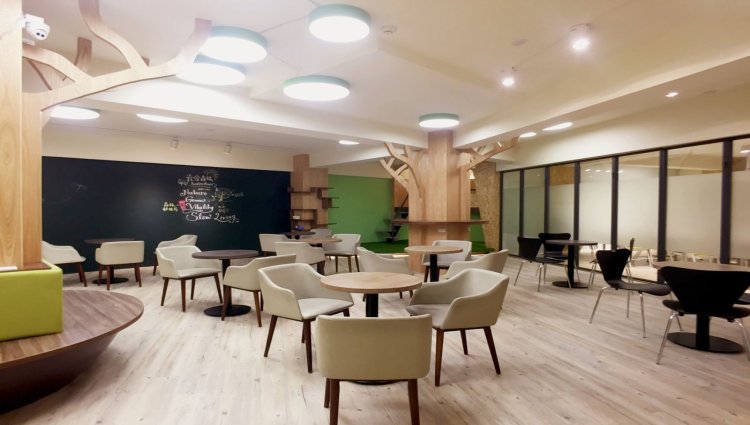 葉綠宿飯店交誼廳設計