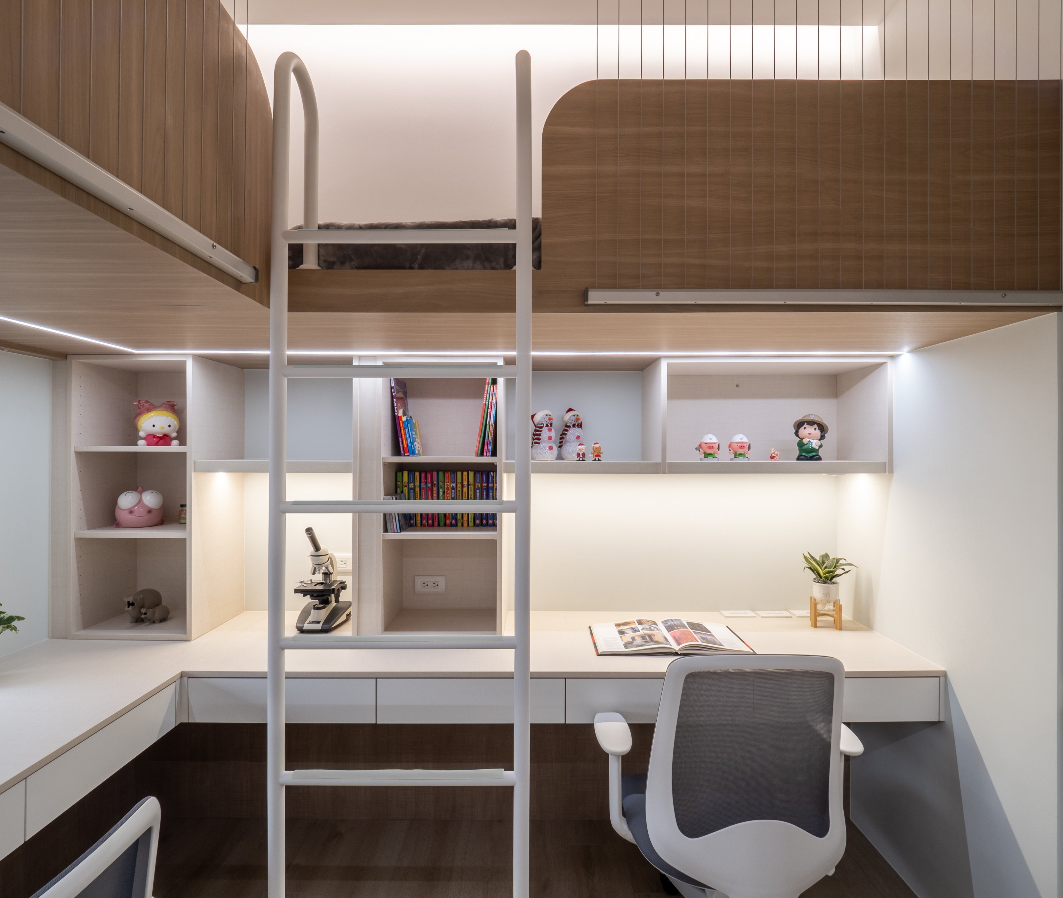 幸福空間 | 築藝坊室內設計 - 台中精銳響未來之向上設計(18坪)