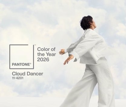 藝起討論 - Pantone公布2026年度代表色──雲舞白